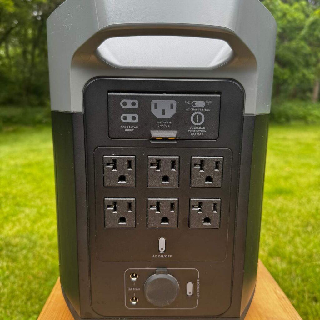 Ecoflow Delta Max 2 Back